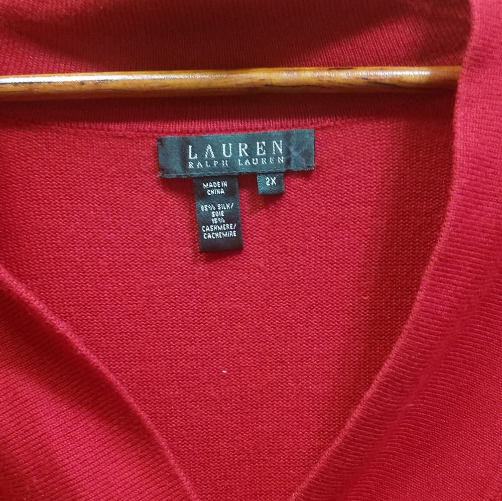 Gorgeous silk/cashmere Ralph Lauren Sweater